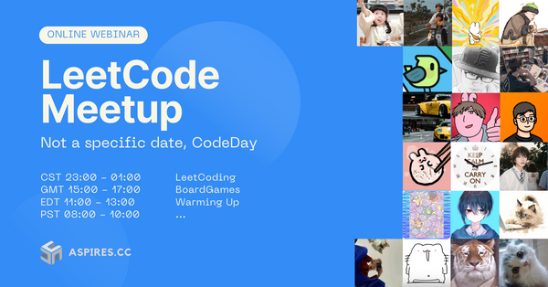 Introducing 👨‍💻 LeetCode MeetUp